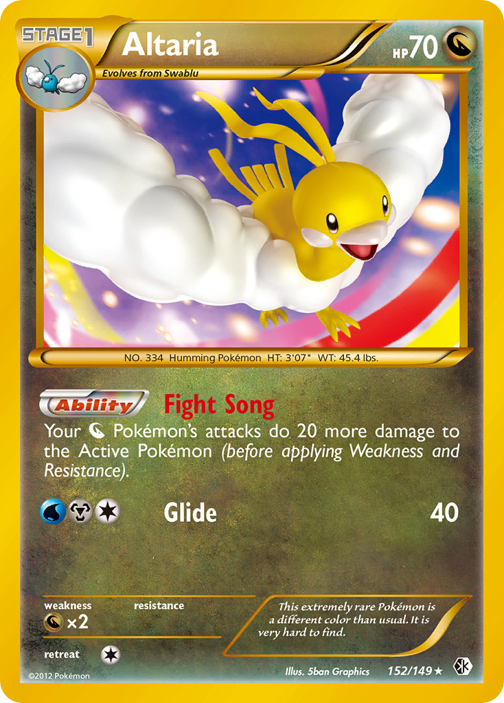Altaria — illustrated card