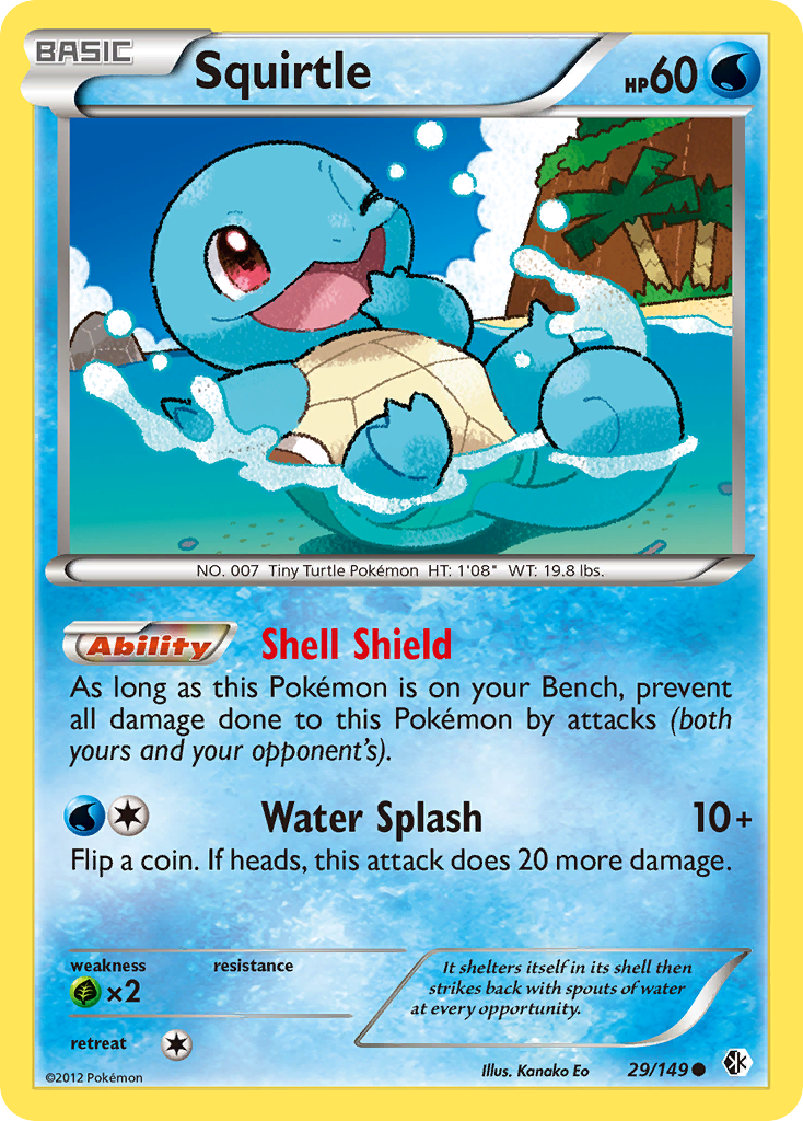 Squirtle — illustrated card