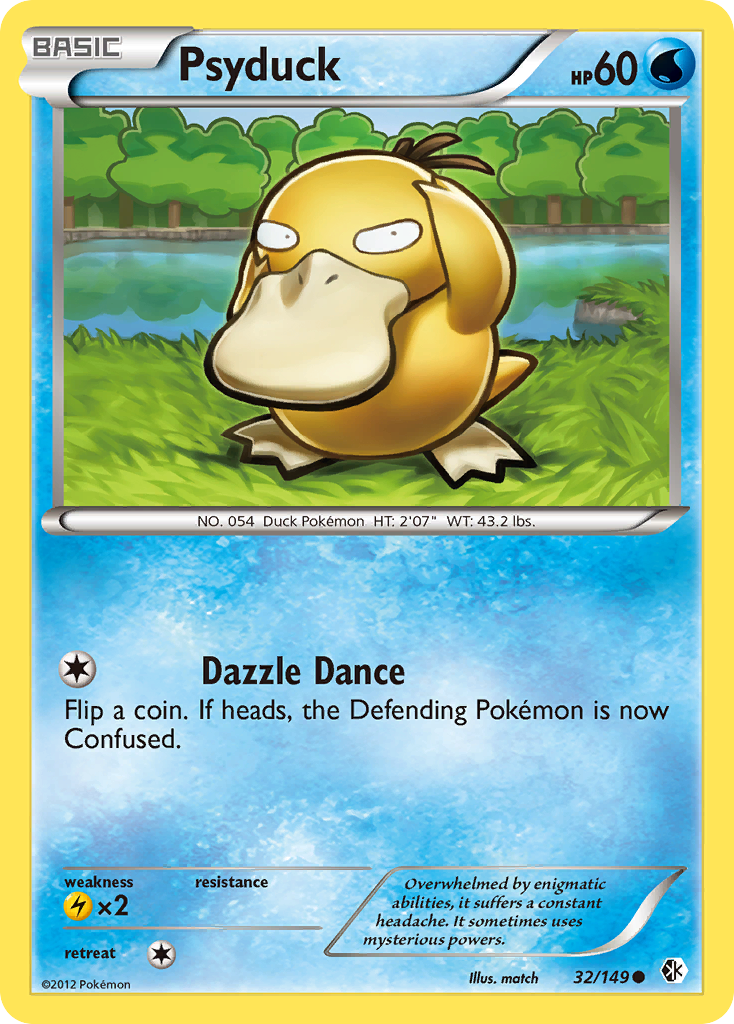 Psyduck — illustrated card