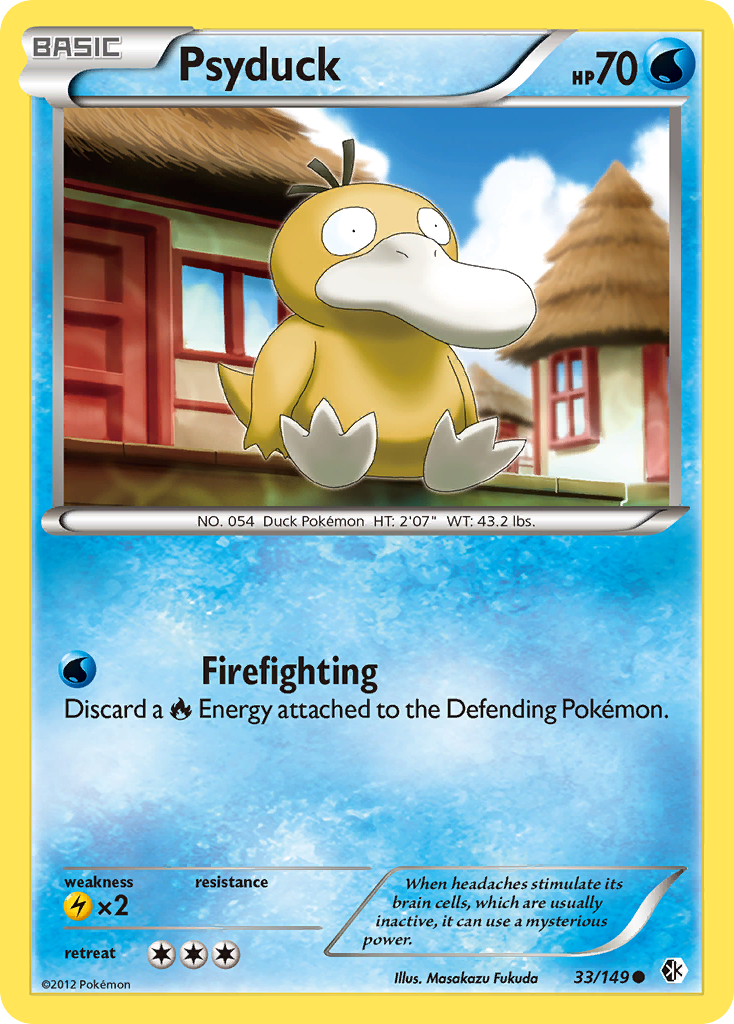 Psyduck — illustrated card