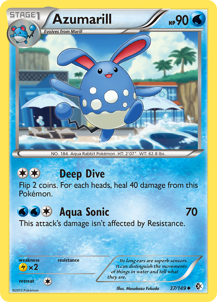 Azumarill — illustrated card