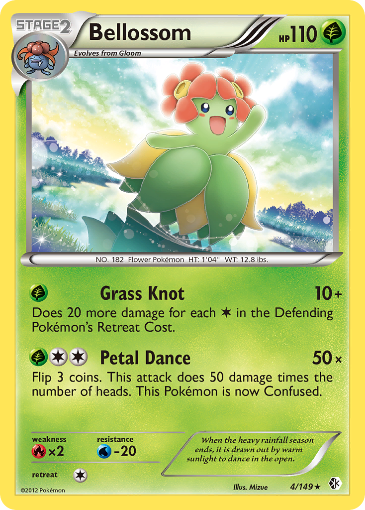 Bellossom — illustrated card