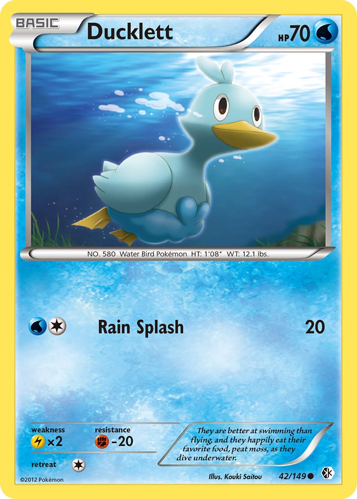 Ducklett — illustrated card
