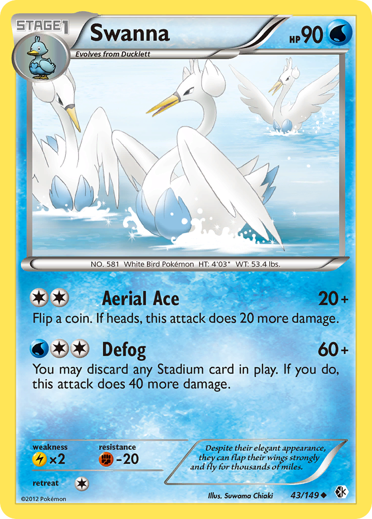 Swanna — illustrated card