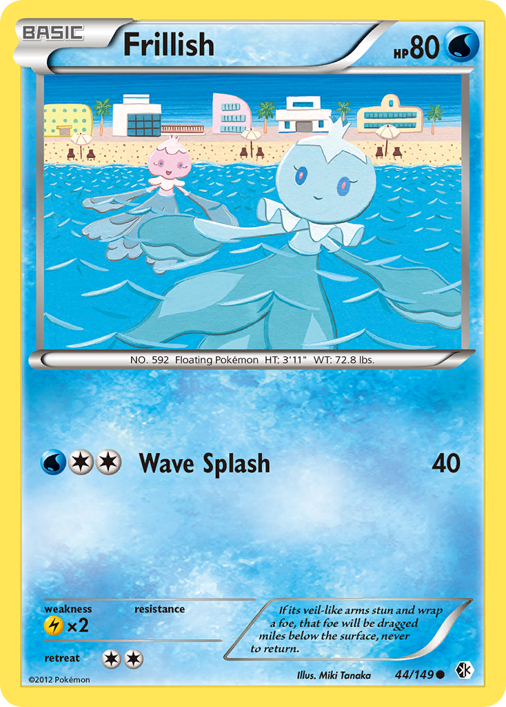 Frillish — illustrated card