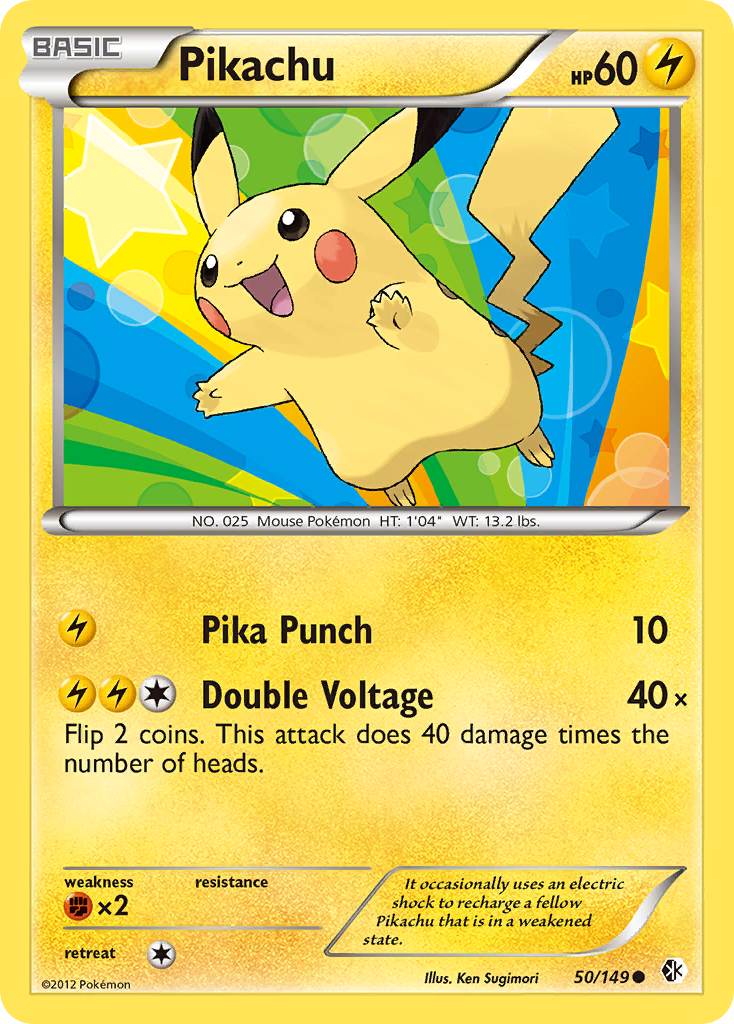 Pikachu — illustrated card