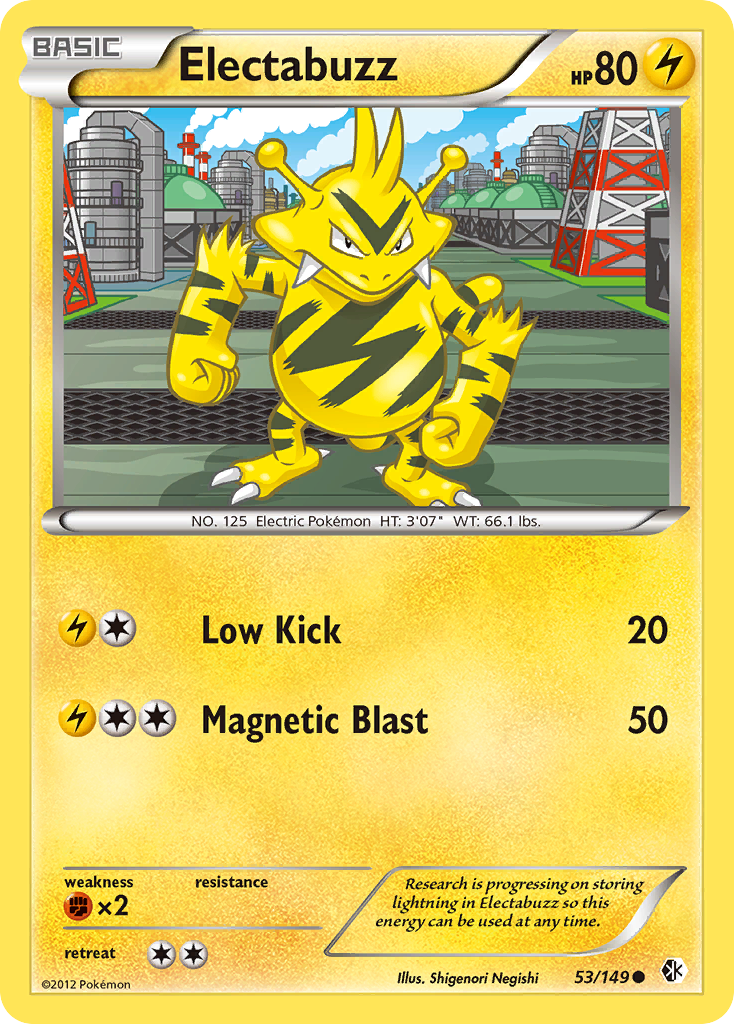 Electabuzz — illustrated card