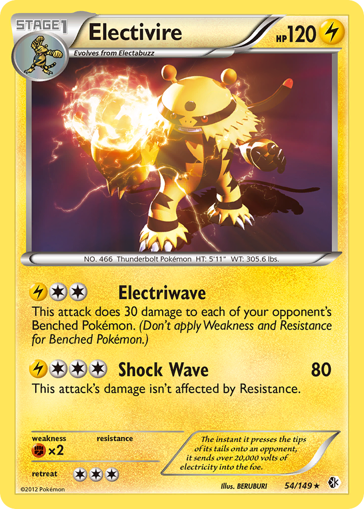 Electivire — illustrated card