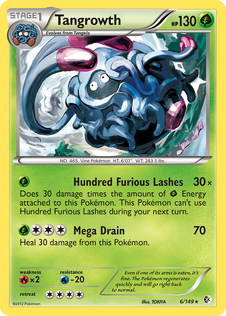 Tangrowth — illustrated card