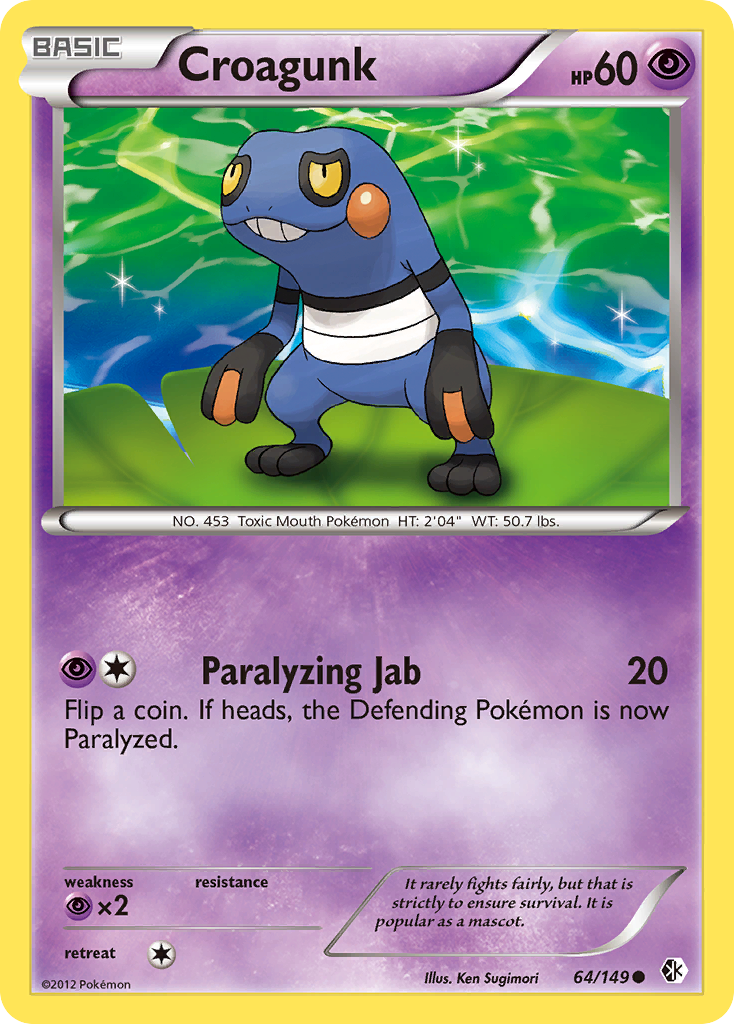 Croagunk — illustrated card