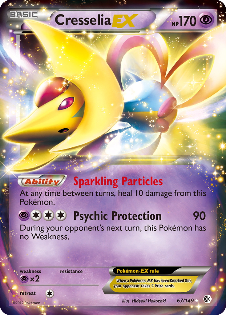 Cresselia-EX — illustrated card