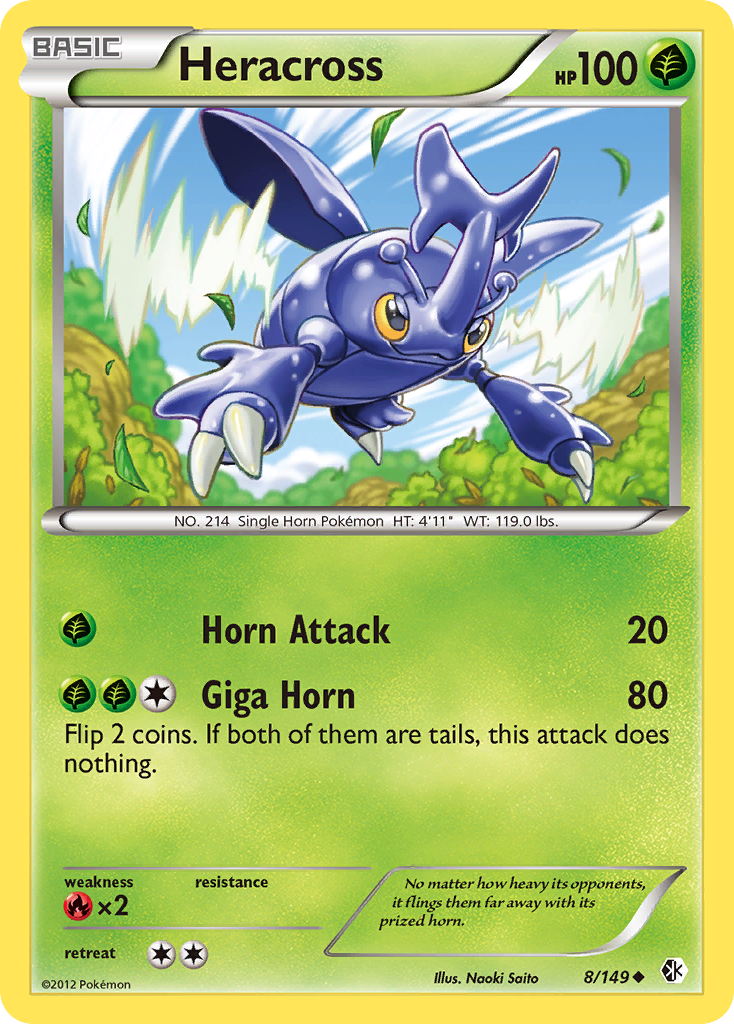 Heracross — illustrated card