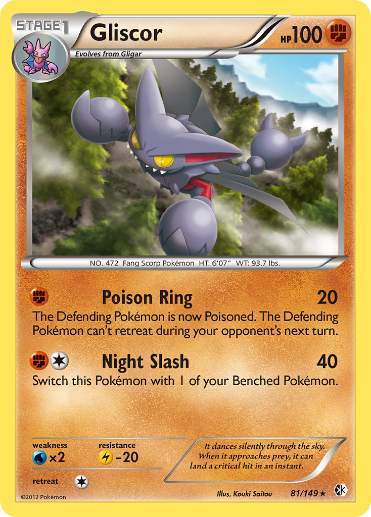 Gliscor — illustrated card