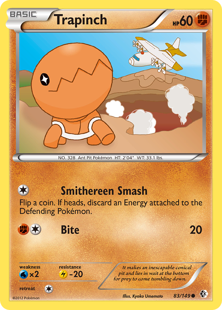 Trapinch — illustrated card