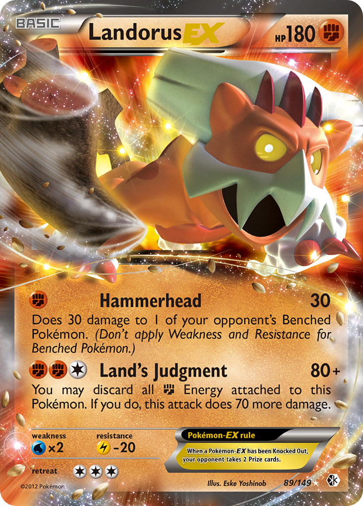 Landorus-EX — illustrated card