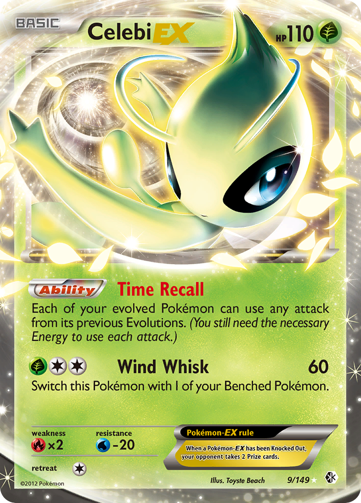 Celebi-EX — illustrated card