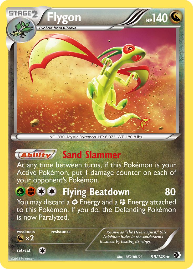 Flygon — illustrated card
