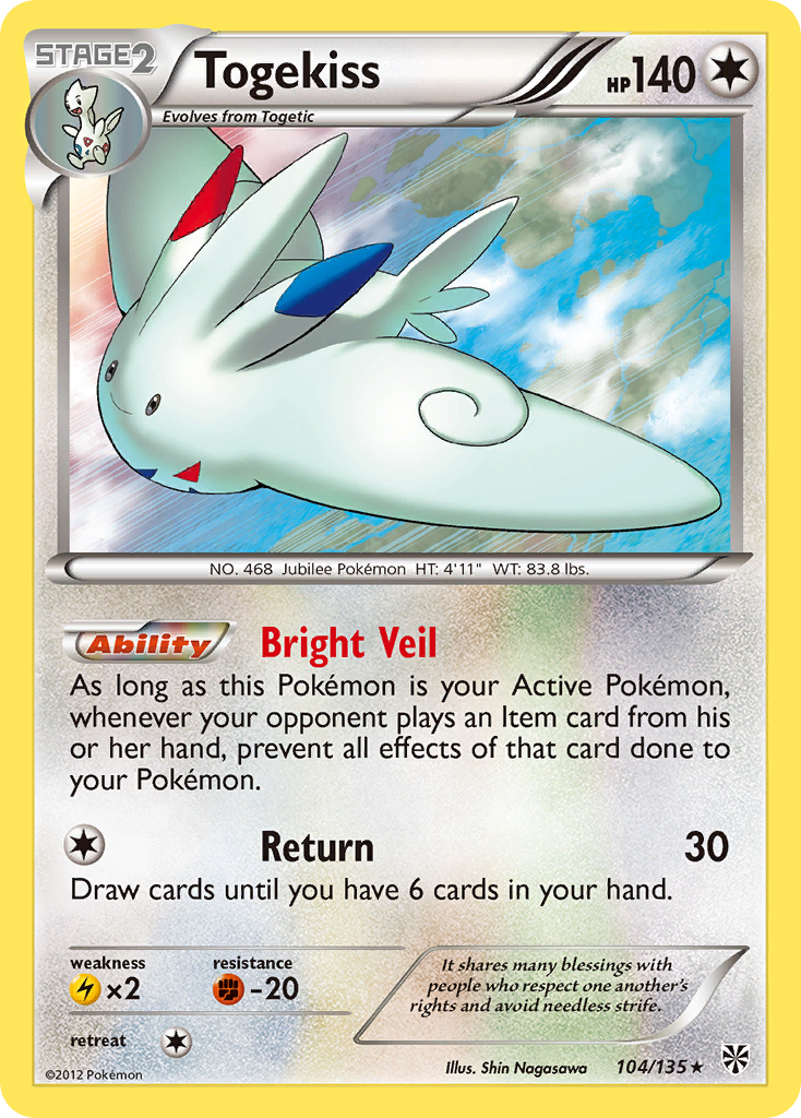 Togekiss — illustrated card