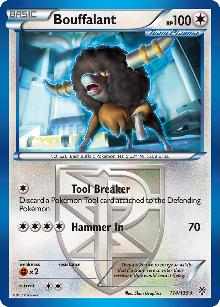 Bouffalant — illustrated card