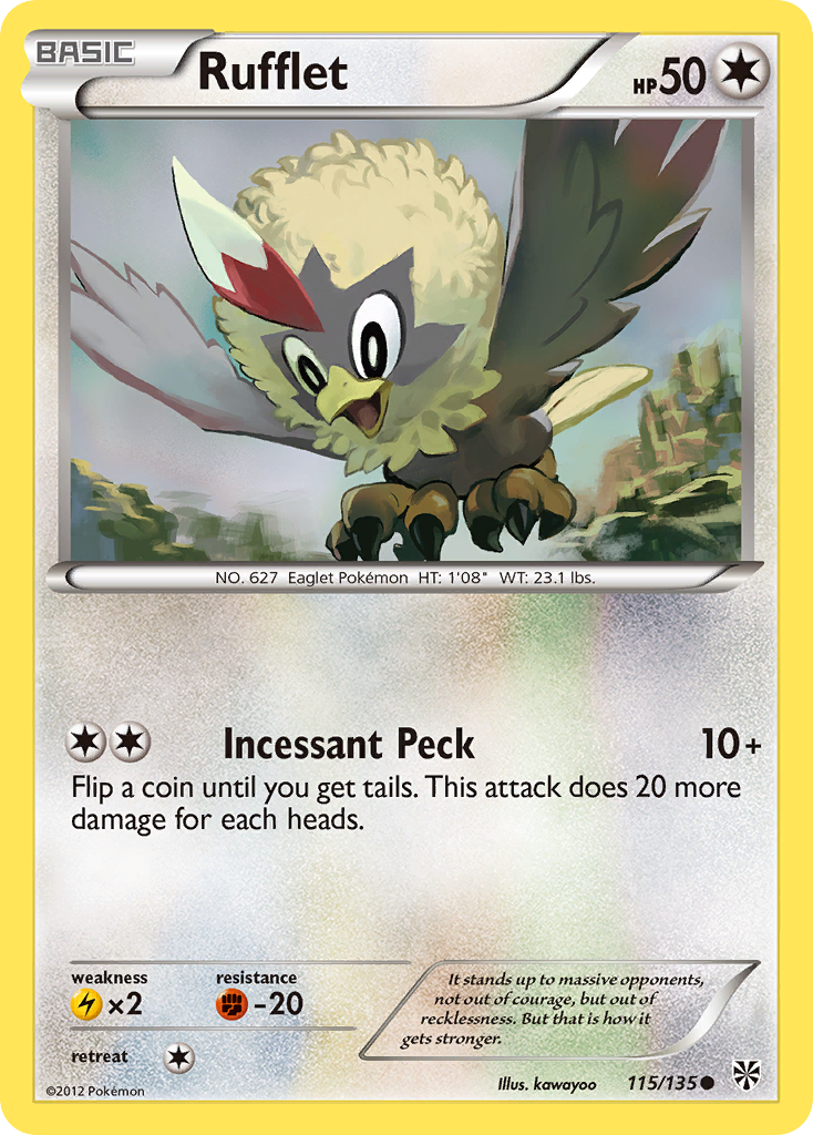 Rufflet — illustrated card