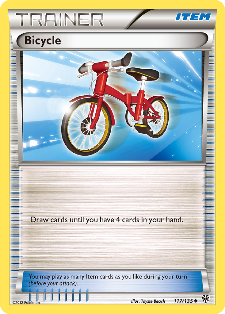 Bicycle — illustrated card