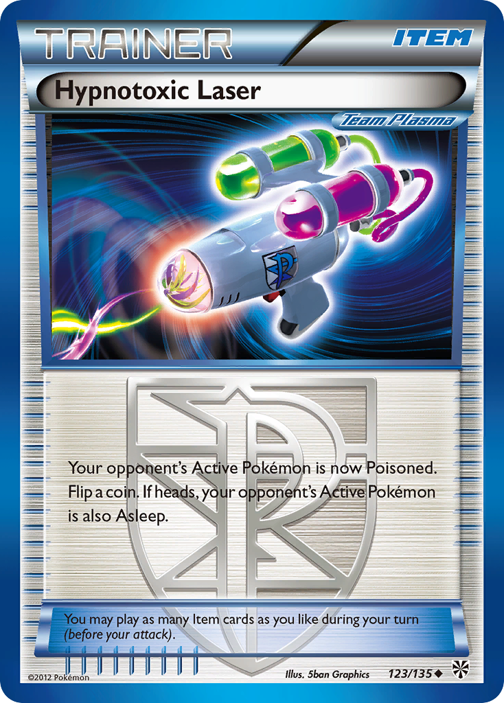 Hypnotoxic Laser — illustrated card