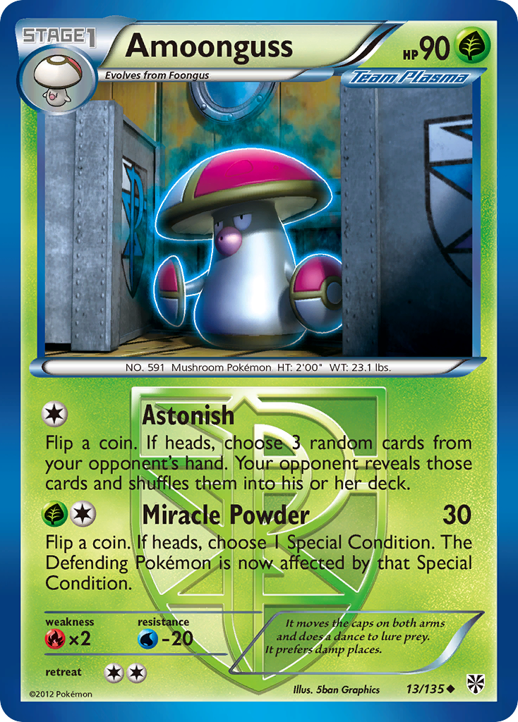 Amoonguss — illustrated card