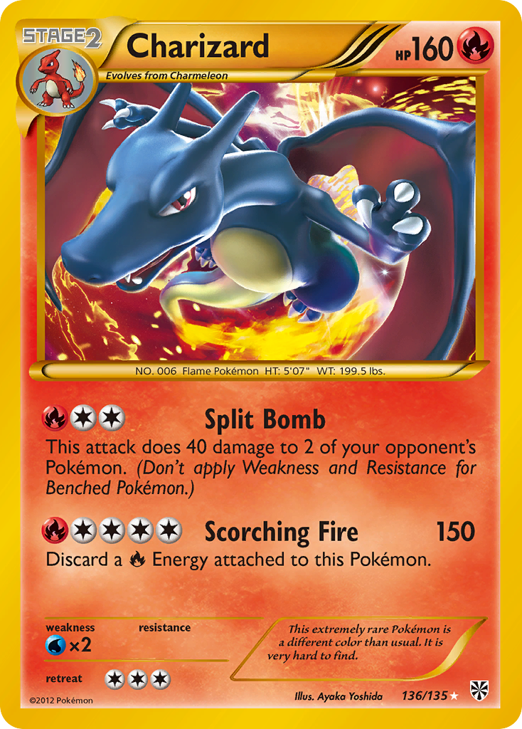 Charizard — illustrated card