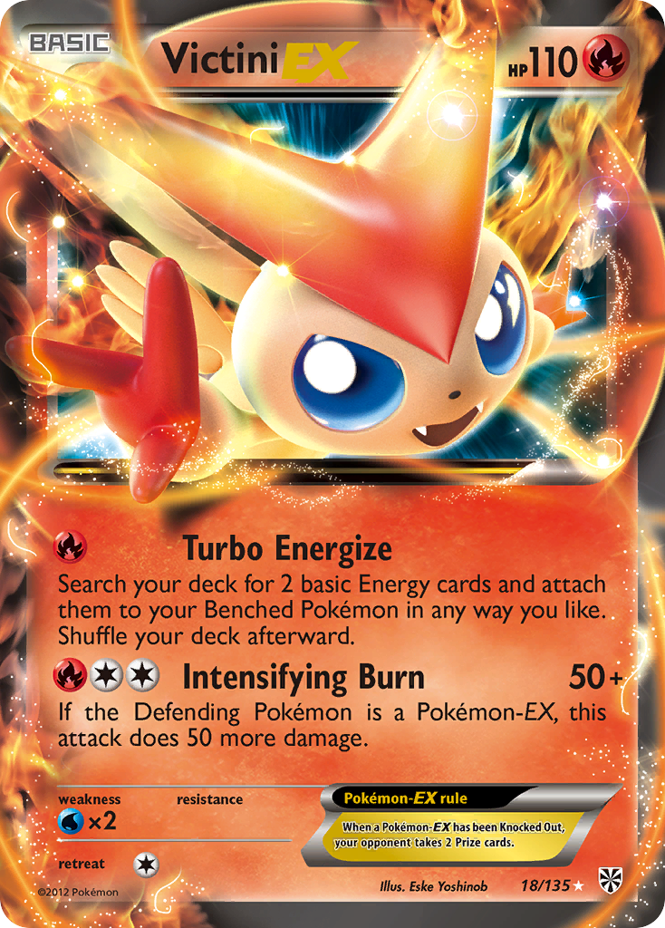 Victini-EX — illustrated card
