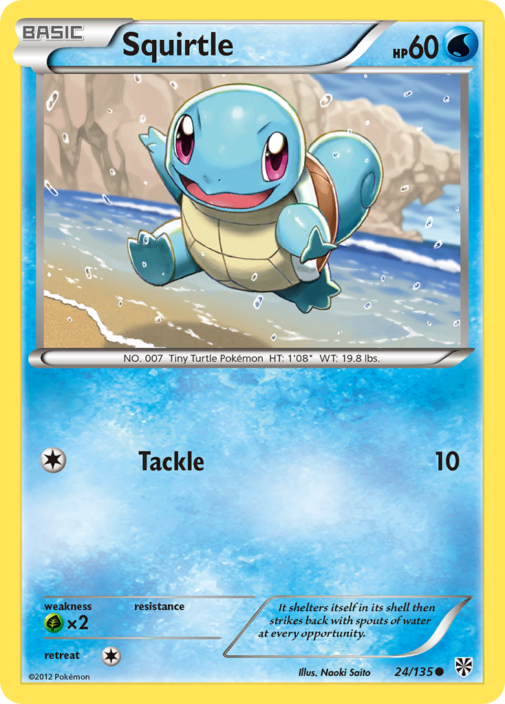 Squirtle — illustrated card