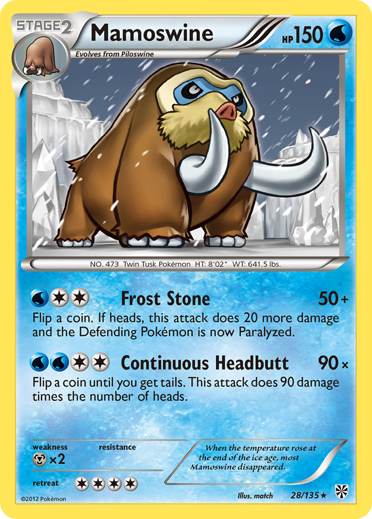 Mamoswine — illustrated card