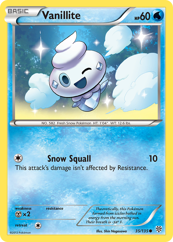 Vanillite — illustrated card