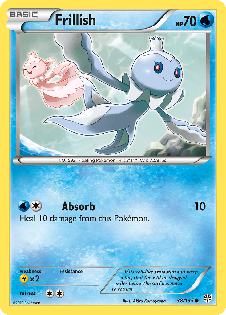 Frillish — illustrated card