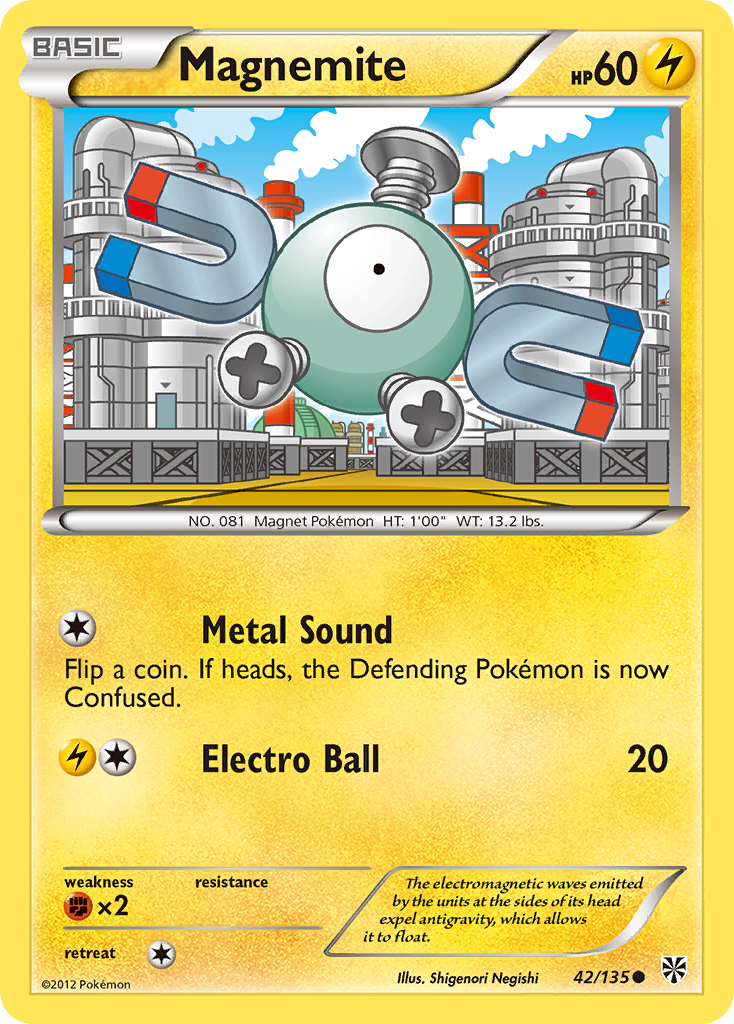 Magnemite — illustrated card