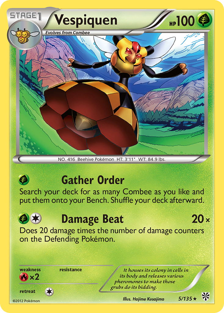 Vespiquen — illustrated card