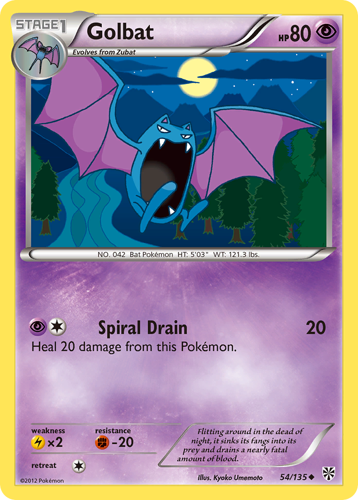 Golbat — illustrated card