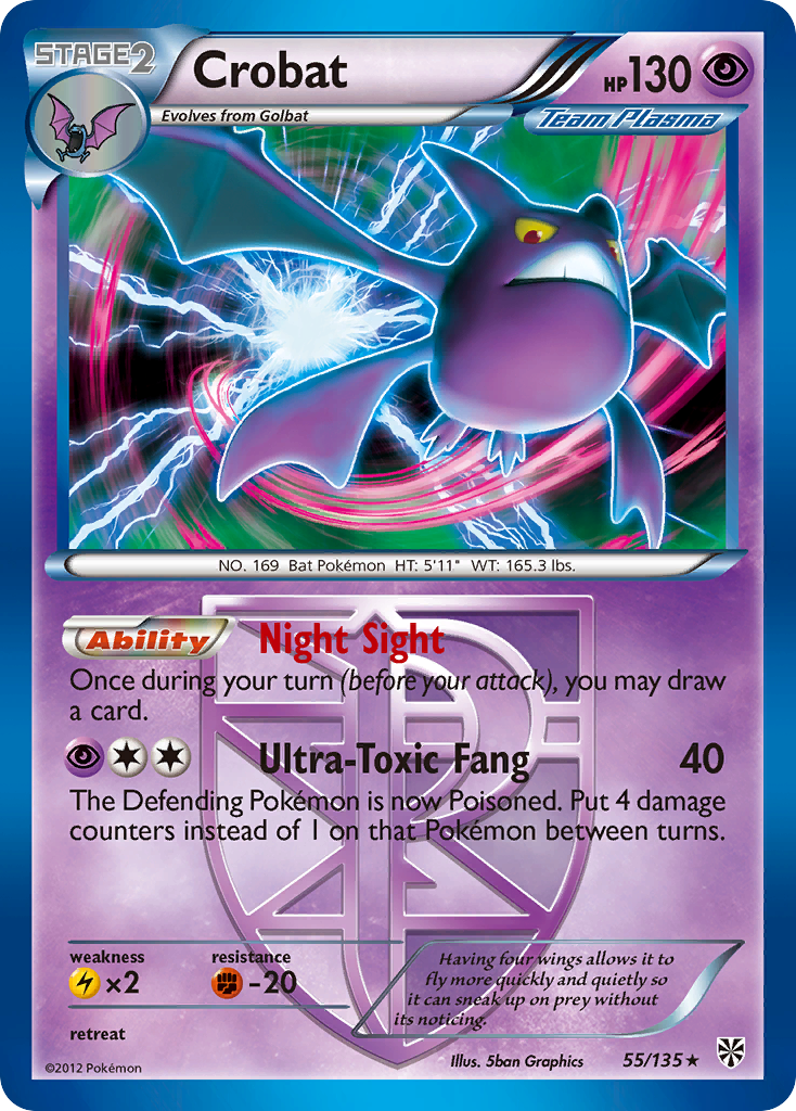 Crobat — illustrated card