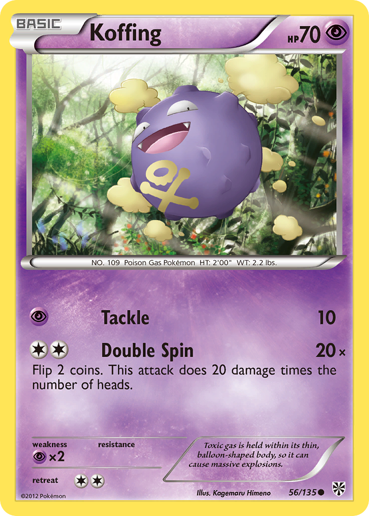 Koffing — illustrated card