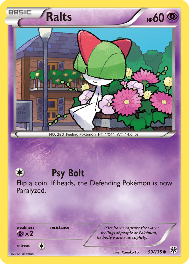 Ralts — illustrated card