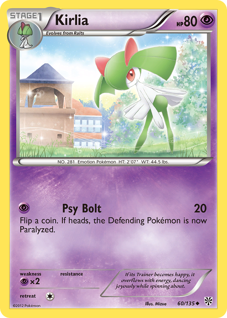 Kirlia — illustrated card