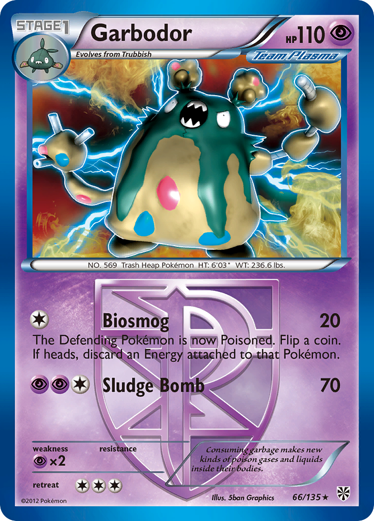 Garbodor — illustrated card