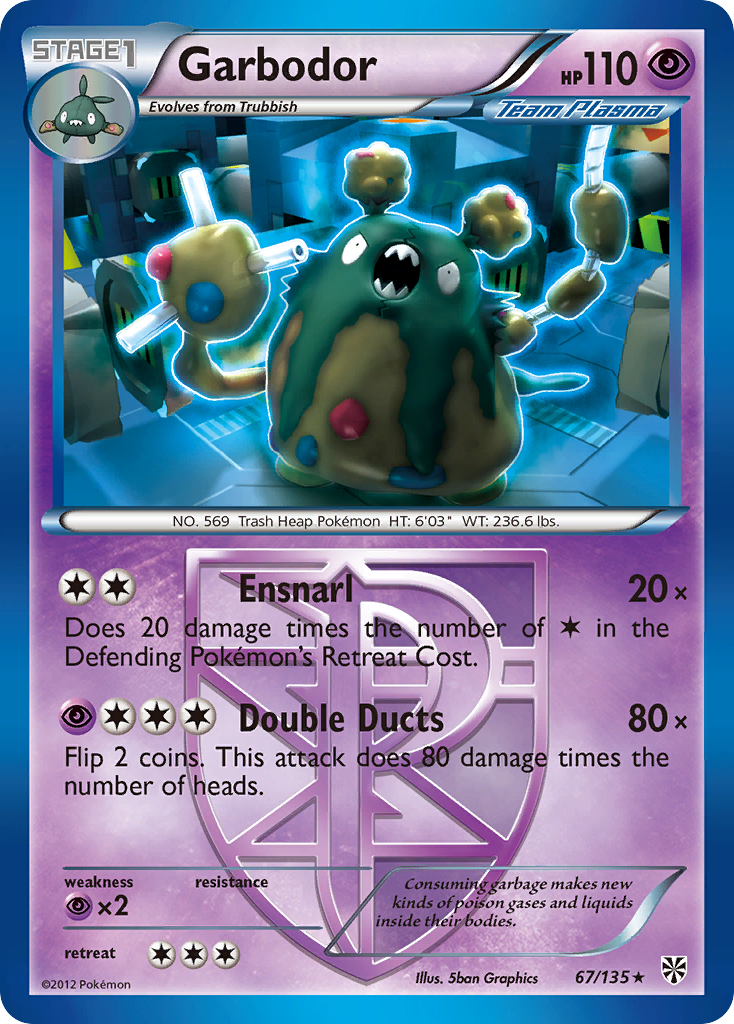 Garbodor — illustrated card
