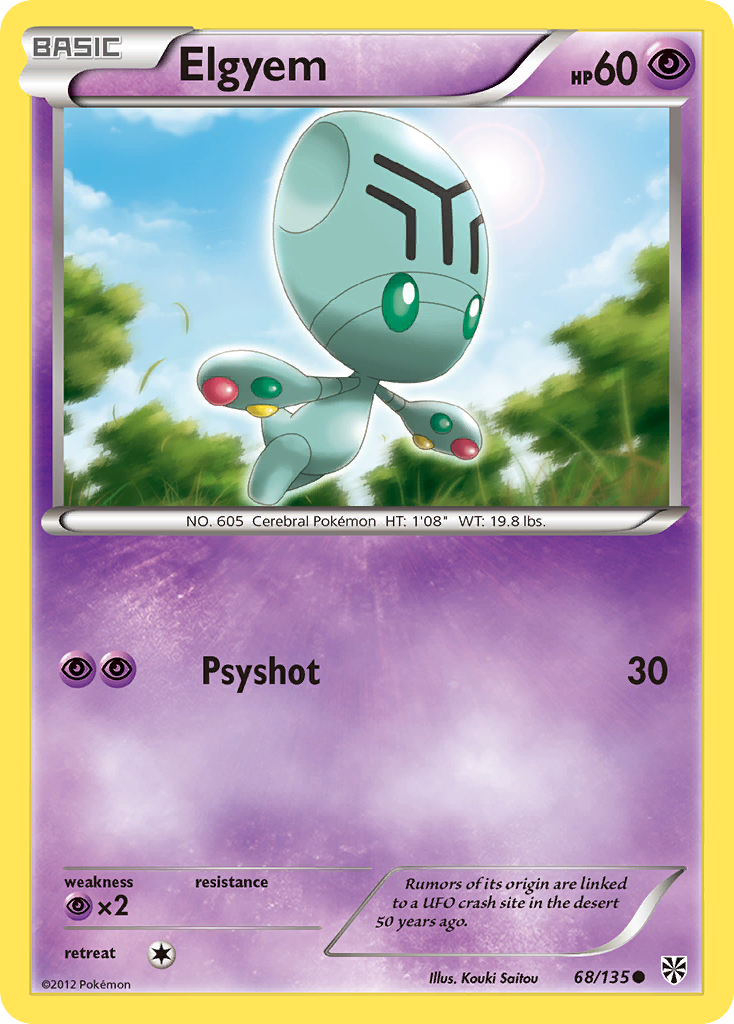 Elgyem — illustrated card