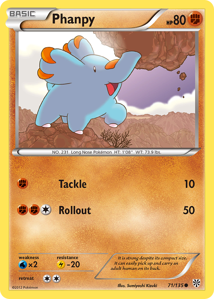 Phanpy — illustrated card