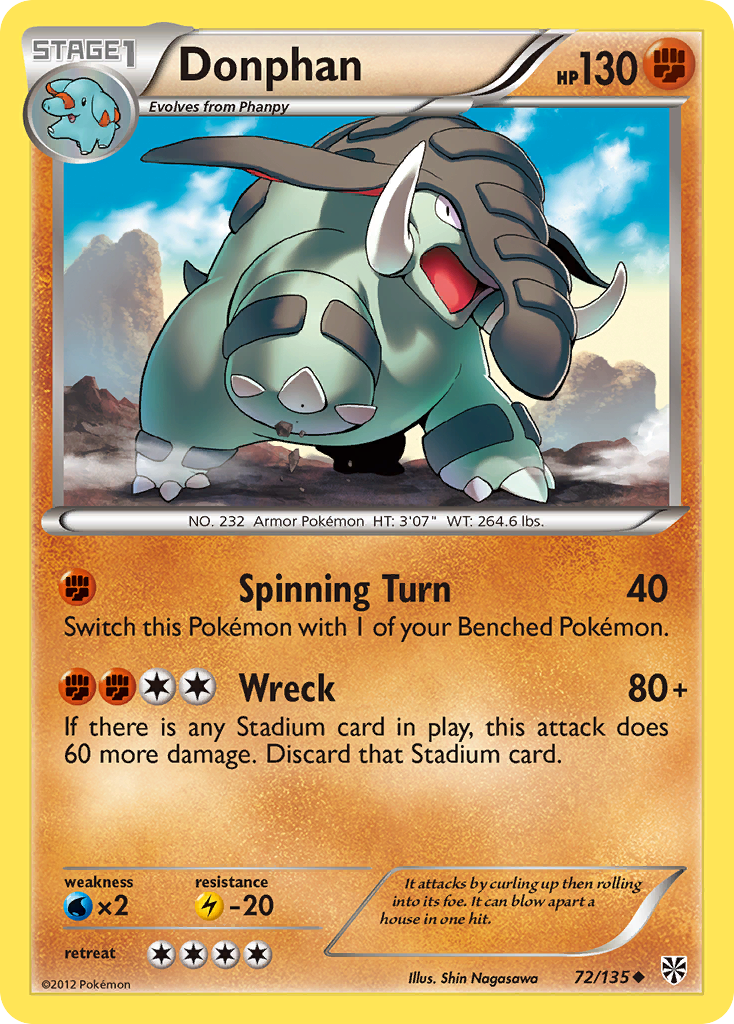 Donphan — illustrated card