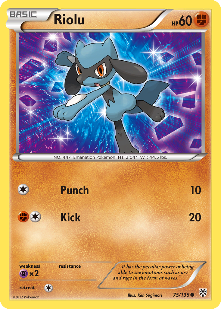 Riolu — illustrated card