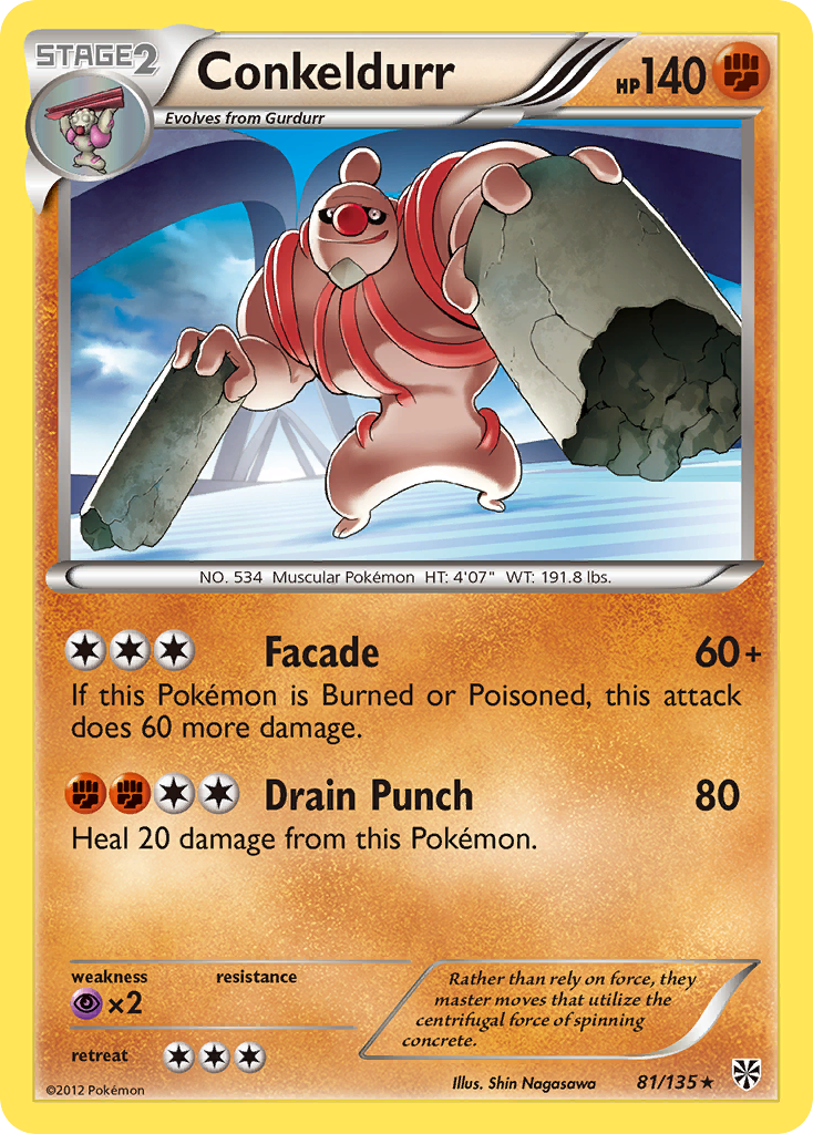 Conkeldurr — illustrated card