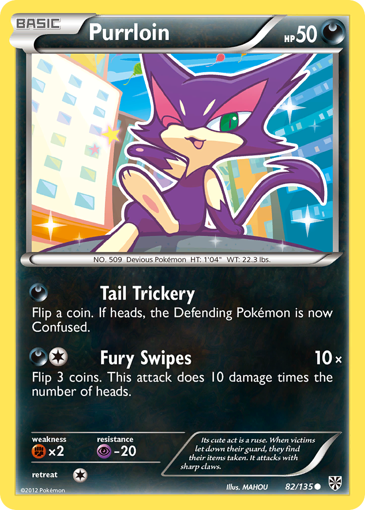 Purrloin — illustrated card