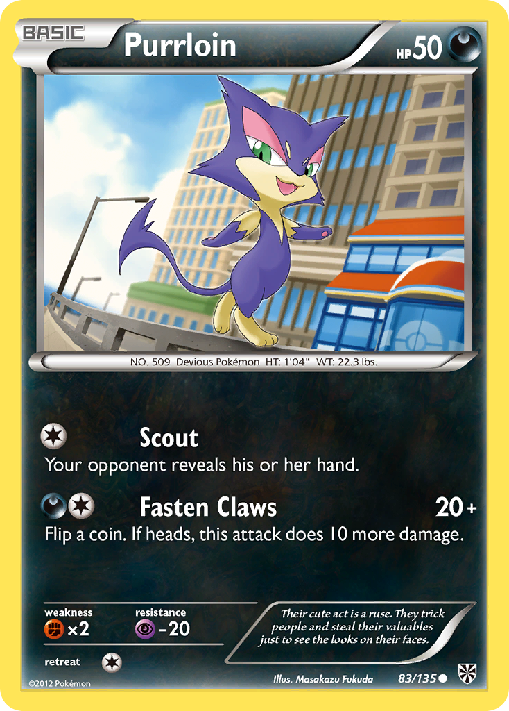 Purrloin — illustrated card