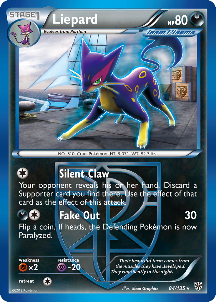 Liepard — illustrated card